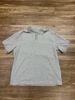 Marc New York Andrew Marc Gray Knit Polo Shirt XL Short Sleeve Casual